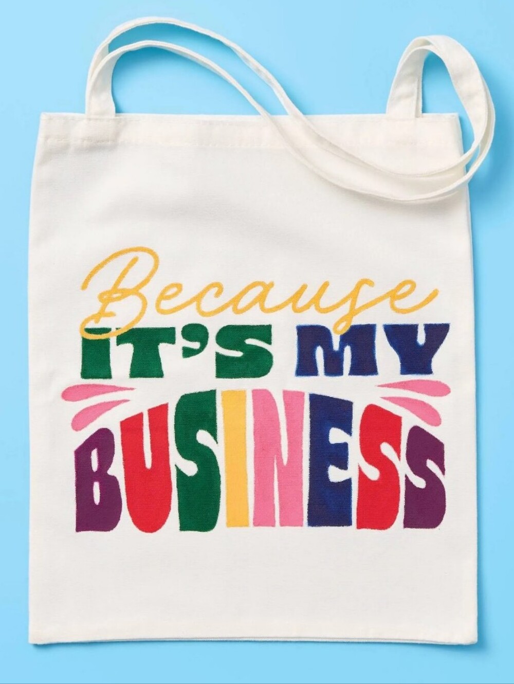 Tabitha Brown X Target Paint By Number DIY Because It's My Business Tote Bag Kit